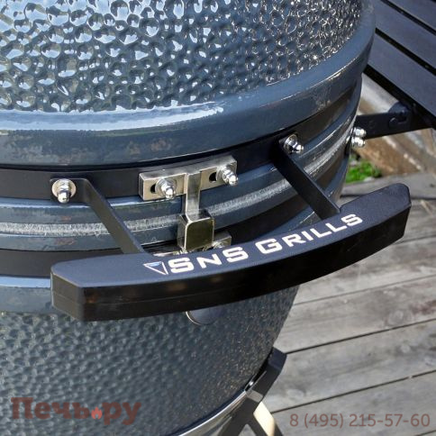 Угольный гриль керамический SnS Grills Slow N Sear Deluxe Kamado Gen 2, 57 см фото 5
