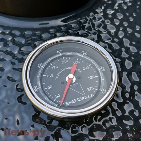 Угольный гриль керамический SnS Grills Slow N Sear Deluxe Kamado Gen 2, 57 см фото 6