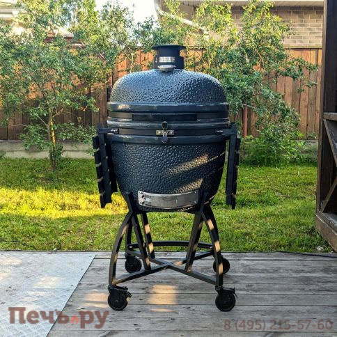 Угольный гриль керамический SnS Grills Slow N Sear Kamado Gen 2, 57 см (без аксессуаров SnS) фото 3