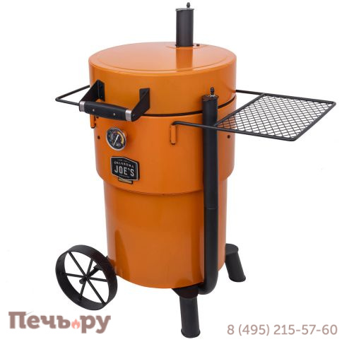 Угольный гриль коптильня Oklahoma Joe's Drum Bronco Limited Edition фото 4
