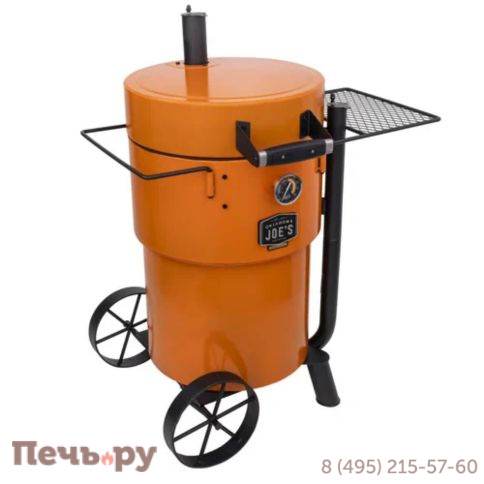 Угольный гриль коптильня Oklahoma Joe's Drum Bronco PRO фото 13
