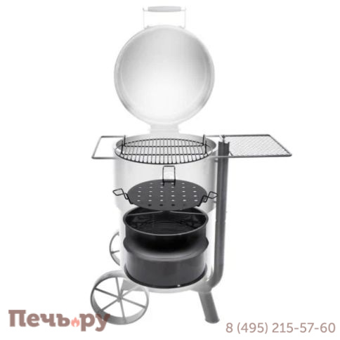 Угольный гриль коптильня Oklahoma Joe's Drum Bronco PRO фото 16