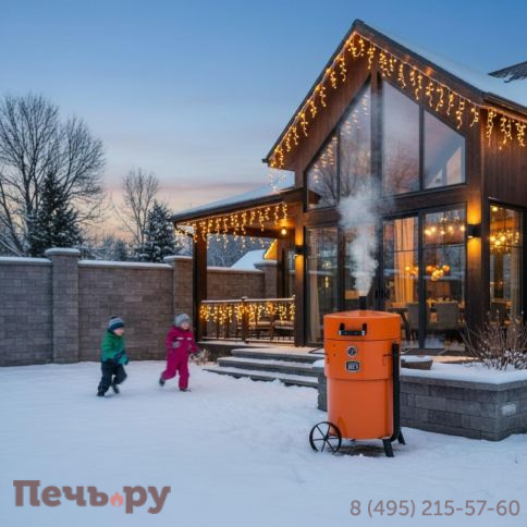 Угольный гриль коптильня Oklahoma Joe's Drum Bronco PRO фото 3