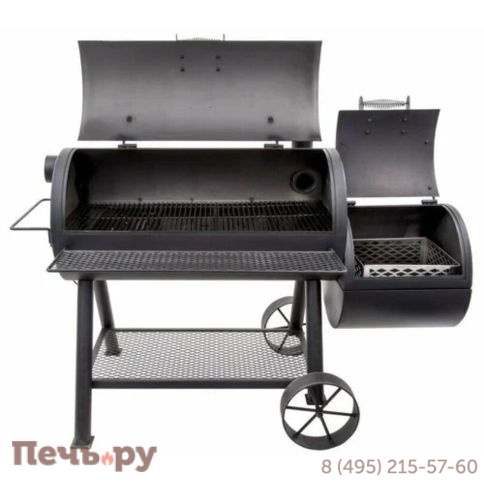 Угольный гриль коптильня Oklahoma Joe's Longhorn Reverse Flow фото 11