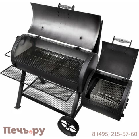 Угольный гриль коптильня Oklahoma Joe's Longhorn Reverse Flow фото 5