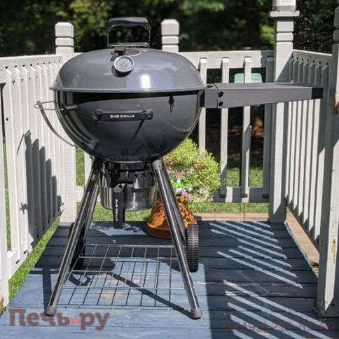 Угольный гриль SnS Grills Slow N Sear Deluxe Kettle с корзиной SnS, 57 см фото 2