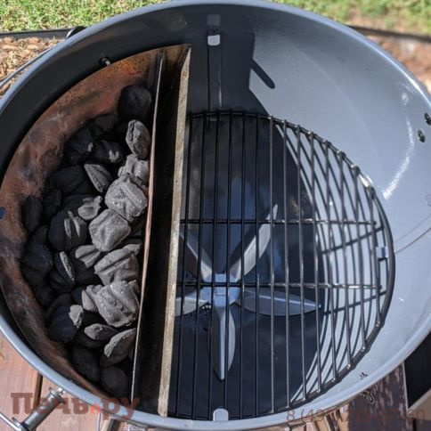 Угольный гриль SnS Grills Slow N Sear Original Kettle с корзиной SnS, 57 см фото 5