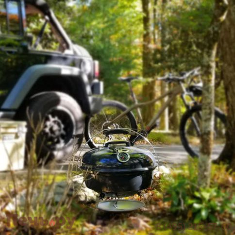 Угольный гриль SnS Grills Slow N Sear Travel Kettle, 47 см фото 6