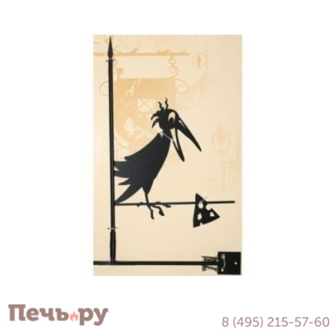 Указатель ветра большой Duckanddog 229 Ворона и сыр фото