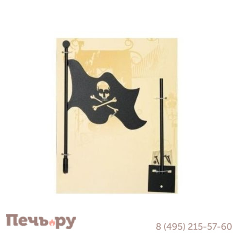 Указатель ветра малый Duckanddog 313 Пиратский флаг фото