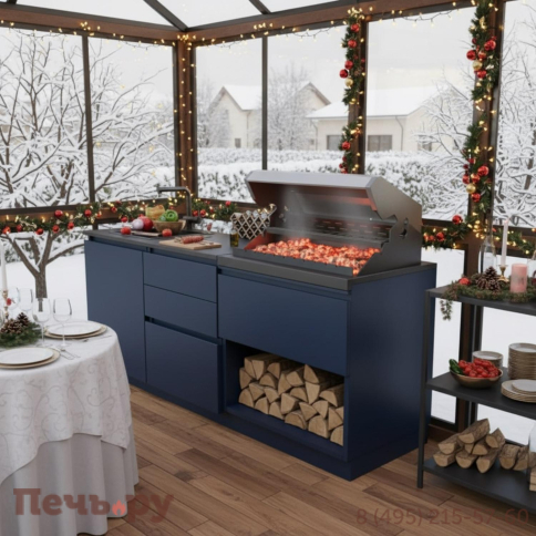 Уличная гриль кухня Астов №5 фото