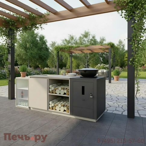 Уличная гриль кухня Астов №6 фото 4