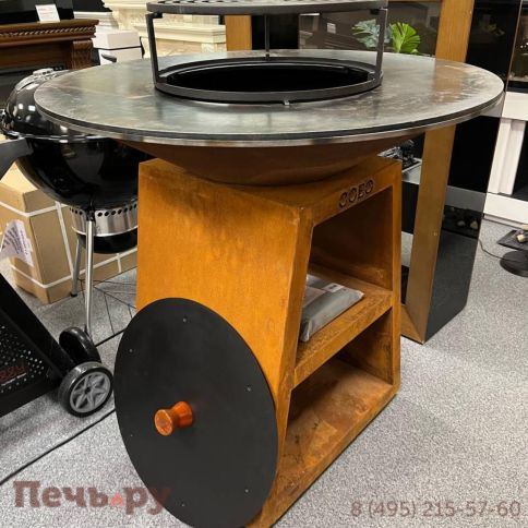 Уличный гриль Coeo Trio 82 - Corten (без роликов) фото 7