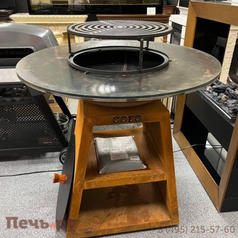 Уличный гриль Coeo Trio 98 - Corten (Высота 100, без роликов) фото 6