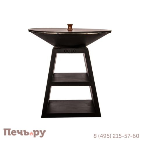 Уличный гриль Coeo Trio 98 - Noir (Высота 100, без роликов) фото 6