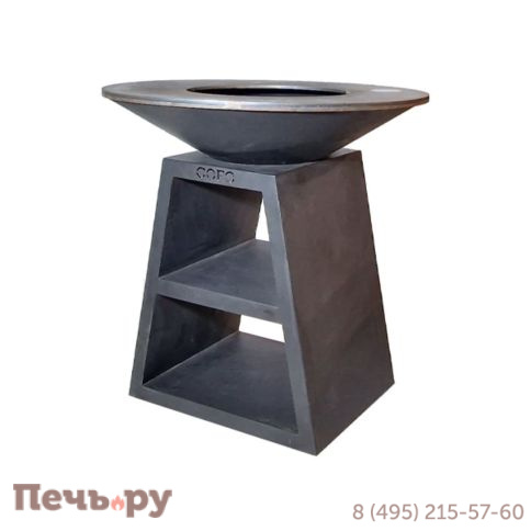 Уличный гриль Coeo Trio 98 - Noir (Высота 100, без роликов) фото