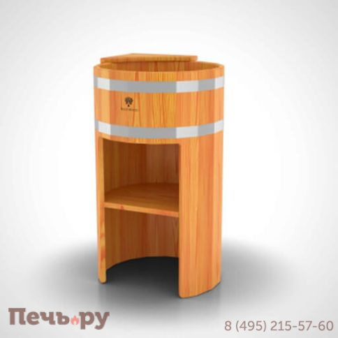 Умывальник BentWood из лиственницы, стойка угловая фото