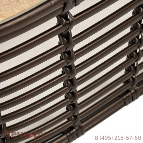 Валенсия 4SiS журнальный столик из искусственного ротанга, цвет бронзовый фото 6