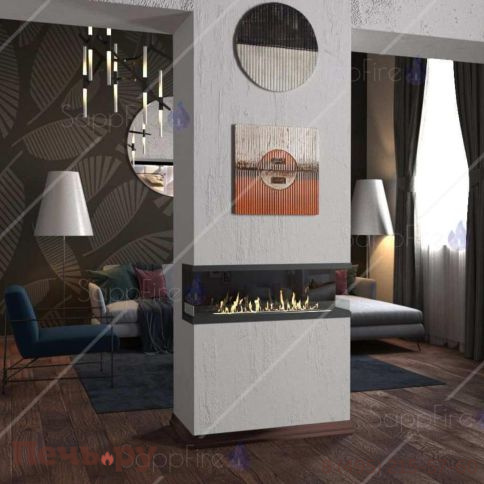 Встраиваемый биокамин SappFire торцевой 1800 фото 5