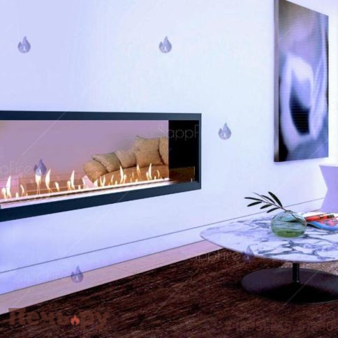 Встраиваемый биокамин SappFire торцевой сквозной 1800 фото 3