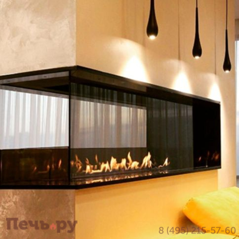 Встраиваемый биокамин SappFire торцевой сквозной 2000 фото 4