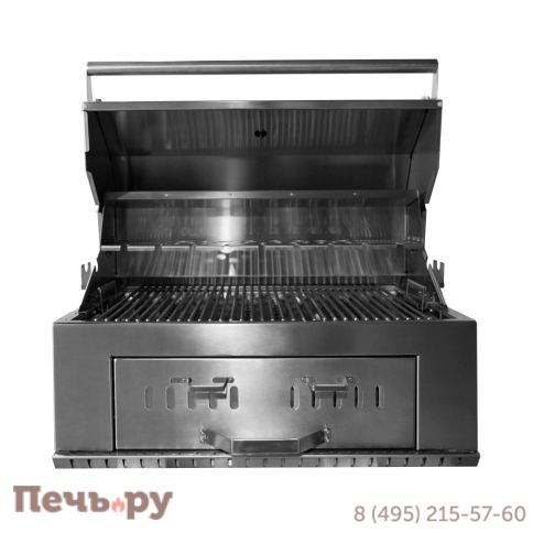Встраиваемый угольный гриль B-fire (нержавеющая сталь) фото 2
