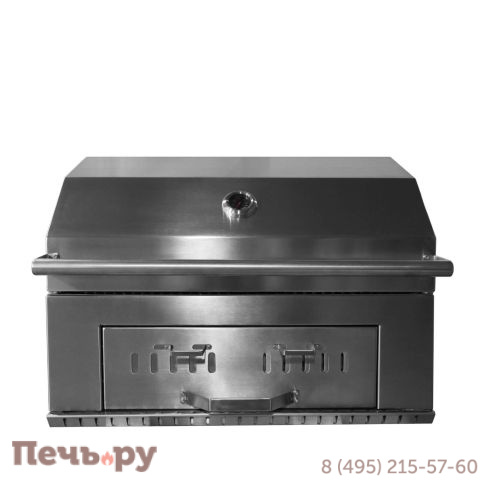 Встраиваемый угольный гриль B-fire (нержавеющая сталь) фото