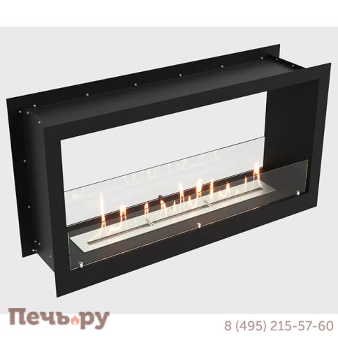 Встроенный биокамин Lux Fire сквозной 1210 М фото 4