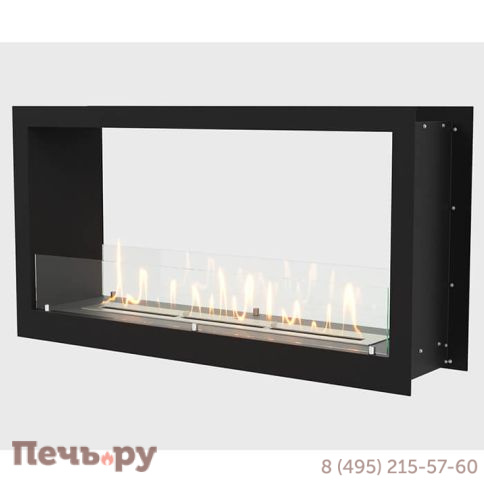 Встроенный биокамин Lux Fire сквозной 1210 М фото
