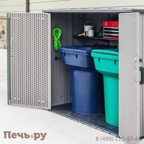 Ящик-шкаф Gardeck WoodLook, 3100 л, серый фото 9