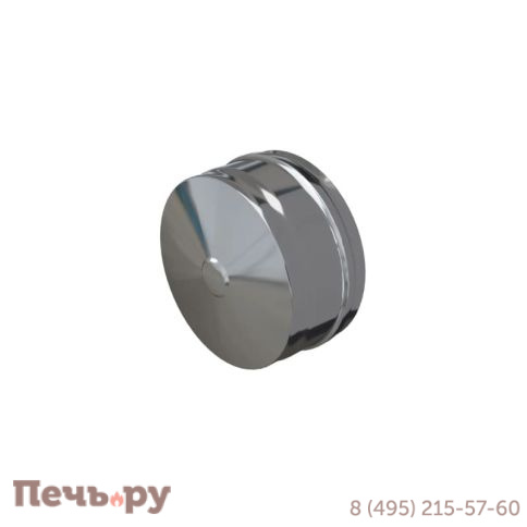 Заглушка Феррум внешняя для трубы М (AISI 430/ 0.5) д.150 Уцененный фото