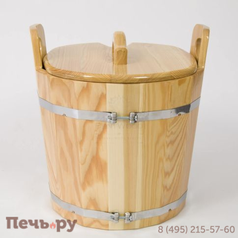 Запарник для бани BentWood из лиственницы, 22 л. фото 3