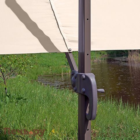 Зонт Сицилия 3х3м, слоновая кость фото 10