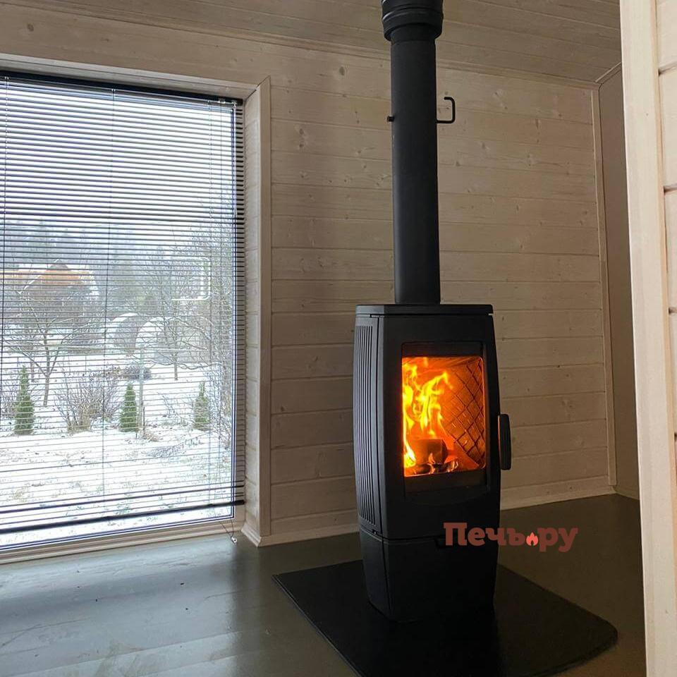 Печь камин Plamen Gala, черная видео