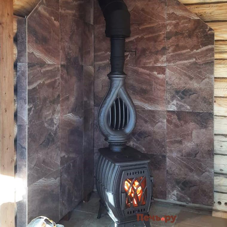 Печь камин Прометалл Бахта видео