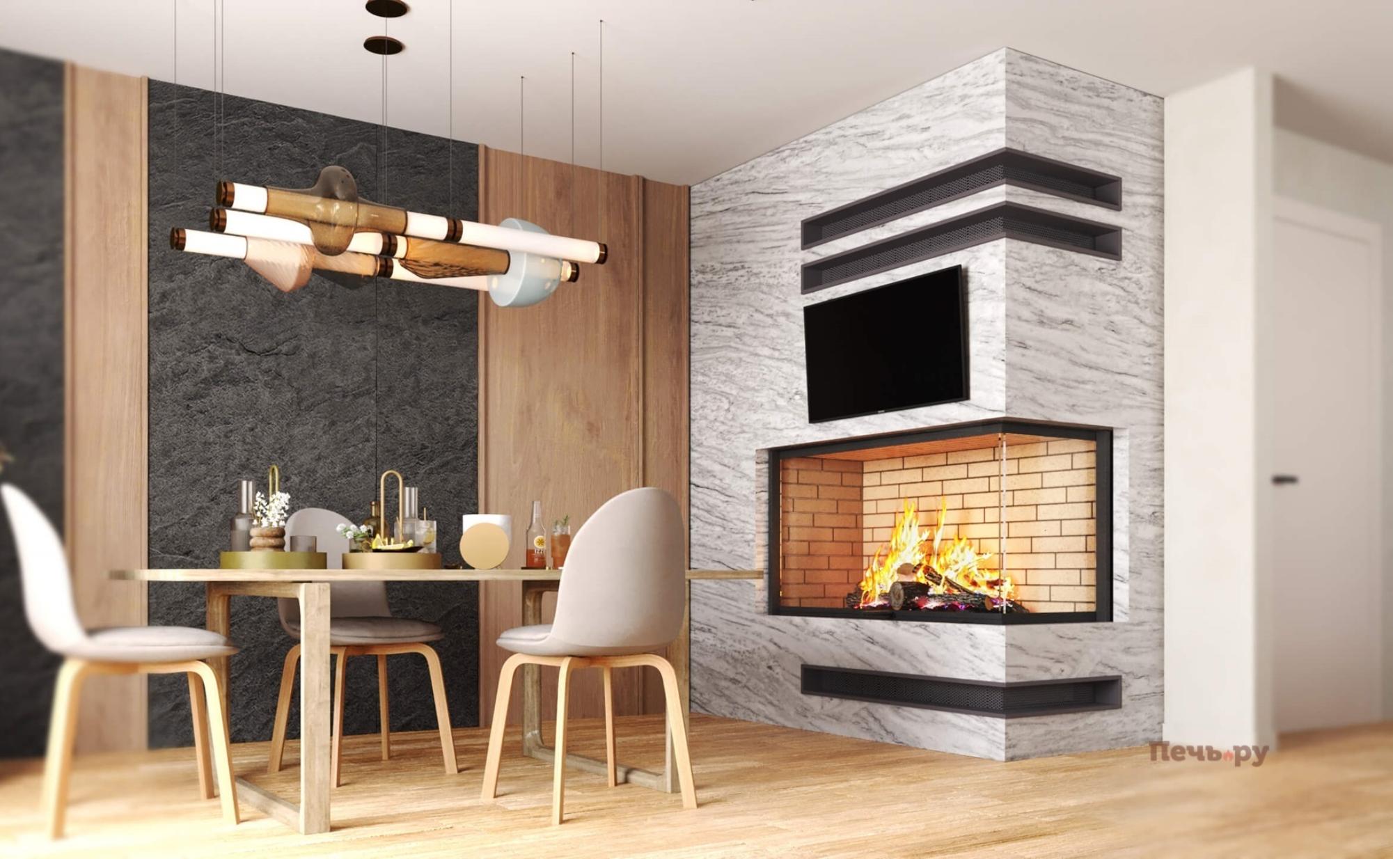 Каминная топка Астов П2С 12570 видео