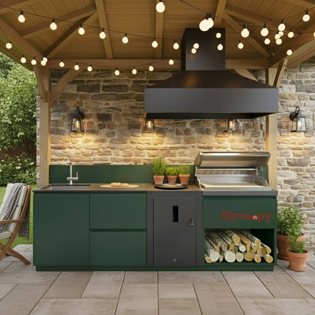 Уличная гриль кухня Астов №1 видео