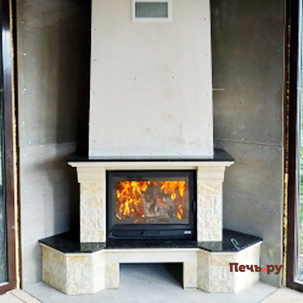 Каминная топка Chazelles Solo D70 видео