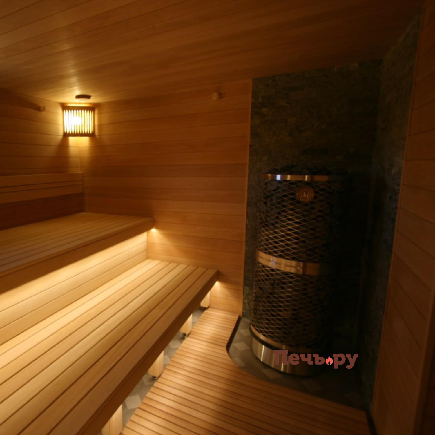 Печь для сауны IKI Pillar  24 кВт видео