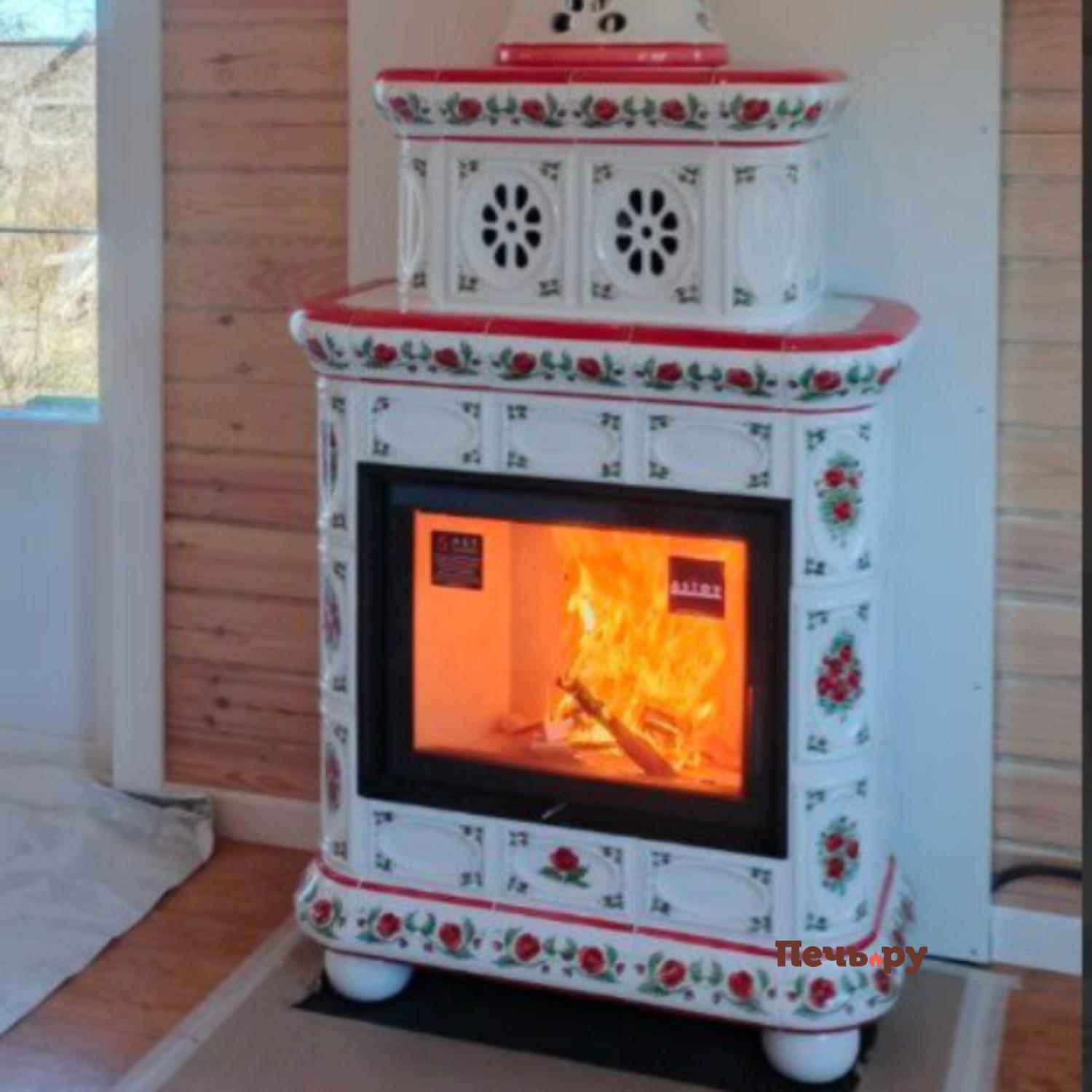 Готовый камин КимрПечь Медальон пристенный-двухъярусный видео