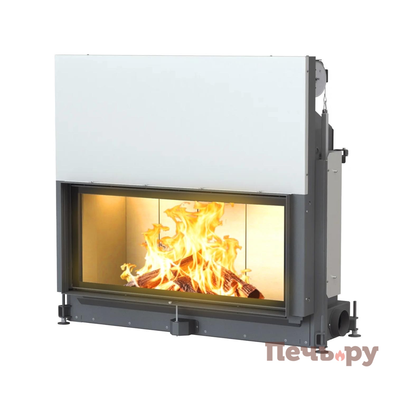 Каминная топка Brunner Architektur-Kamin 53/121 с подъемом видео