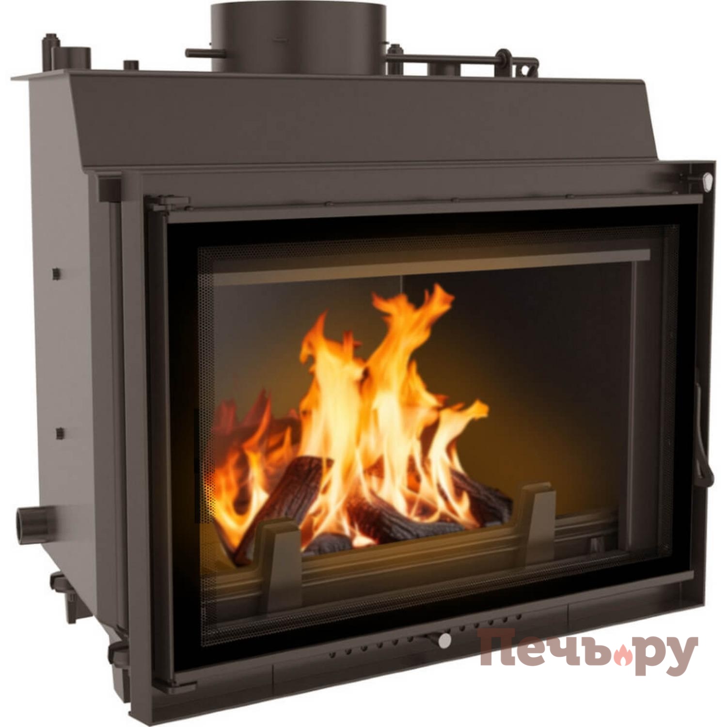 Каминная топка Kratki Wiktor/PW/12/W/Deco видео