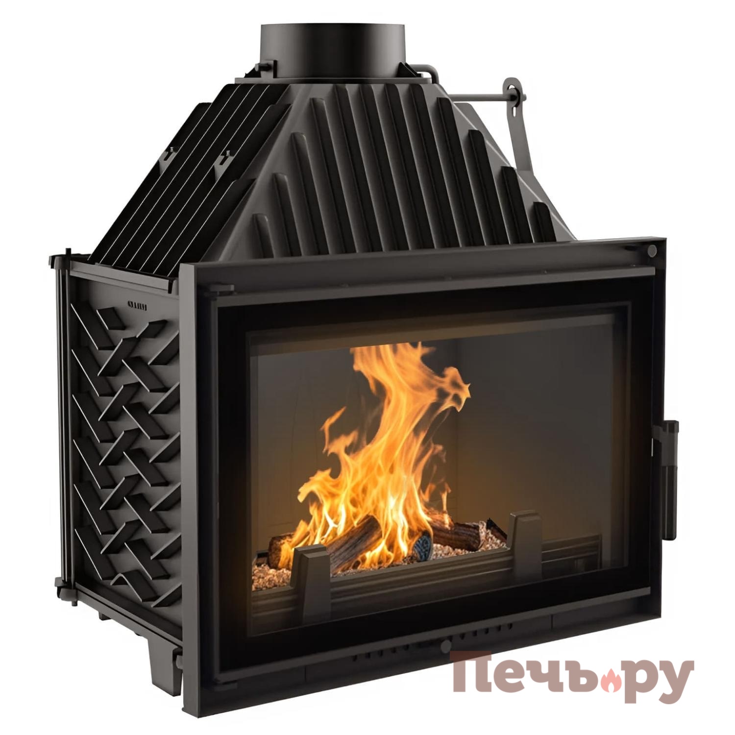 Каминная топка Kratki Oliwia/Deco видео