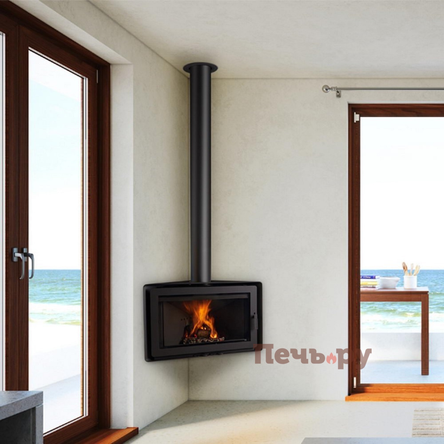 Готовый камин Rocal Angle видео