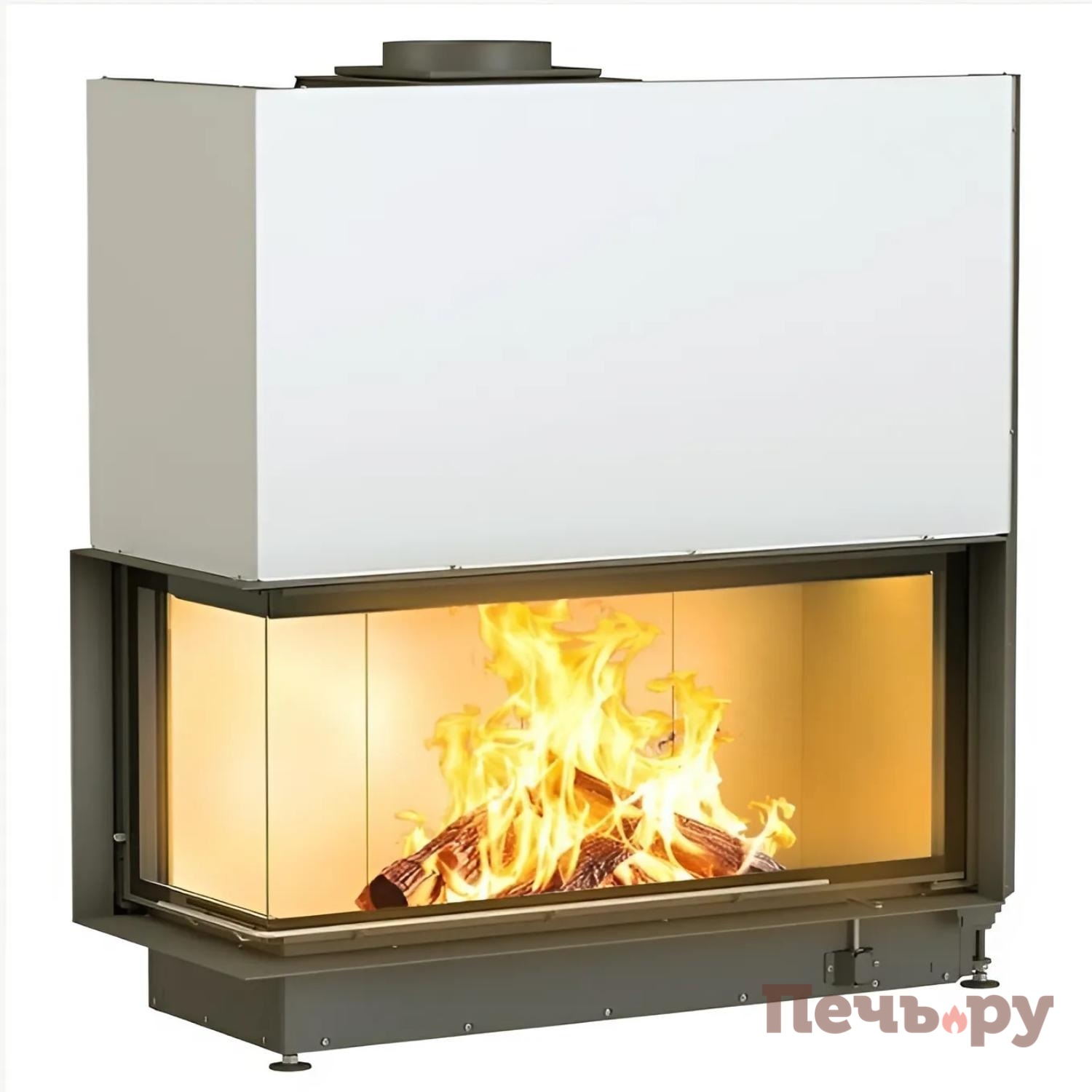Каминная топка Brunner Architektur-Kamin Eck 53/121/50 видео