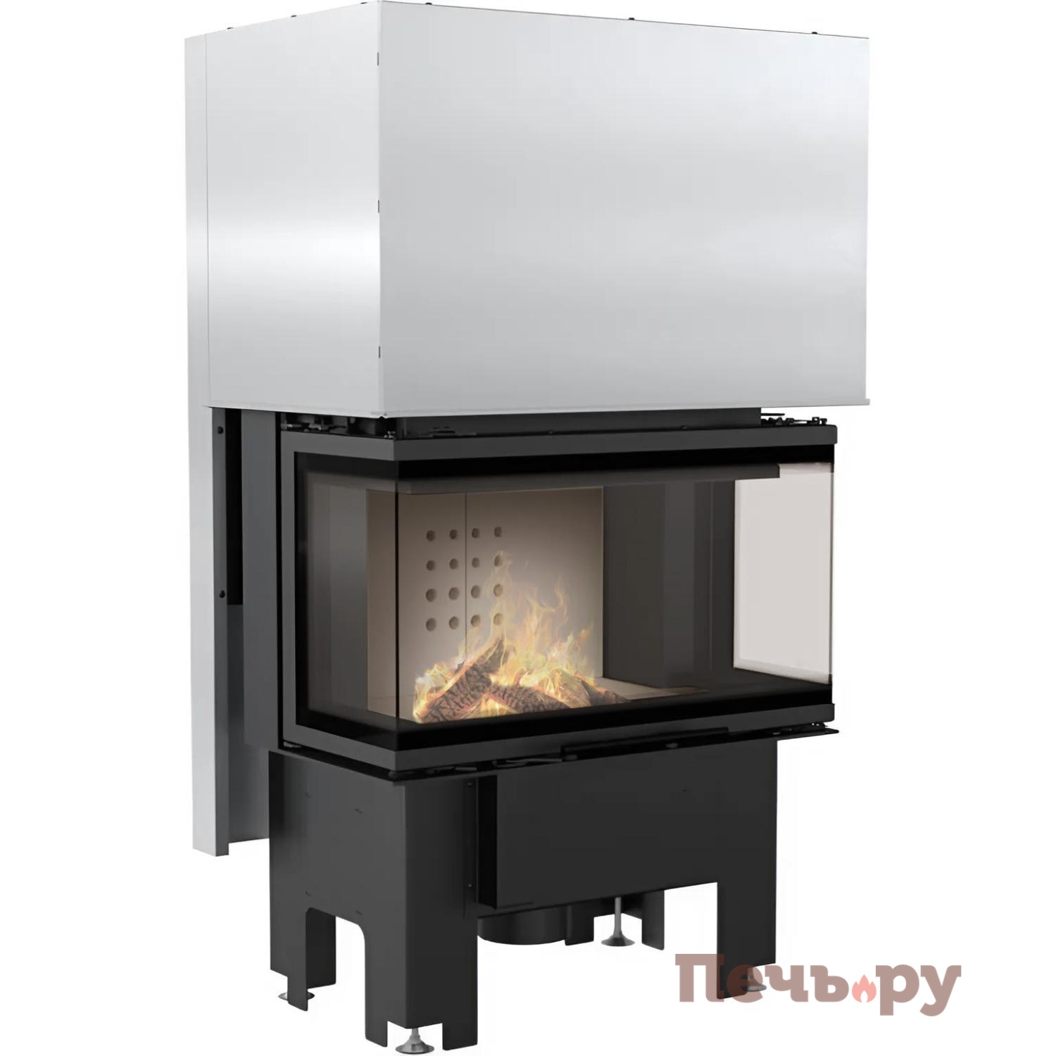 Каминная топка Kratki Pro NBC 7, гильотина видео