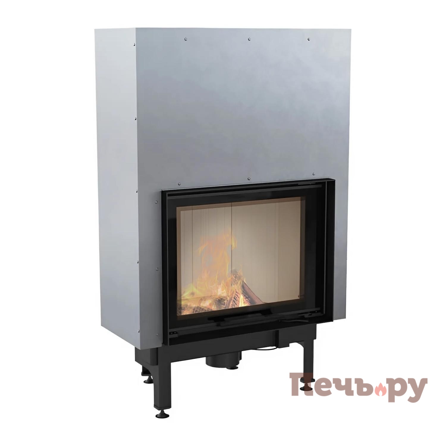 Каминная топка Kratki Pro Nadia/10/G (гильотина) видео