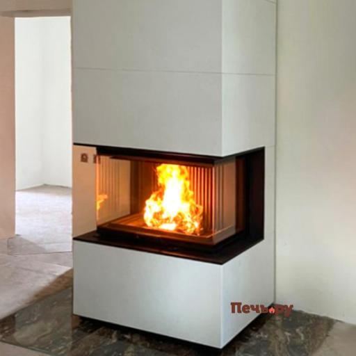 Печь-камин Астов Aplit П3С 8457 видео