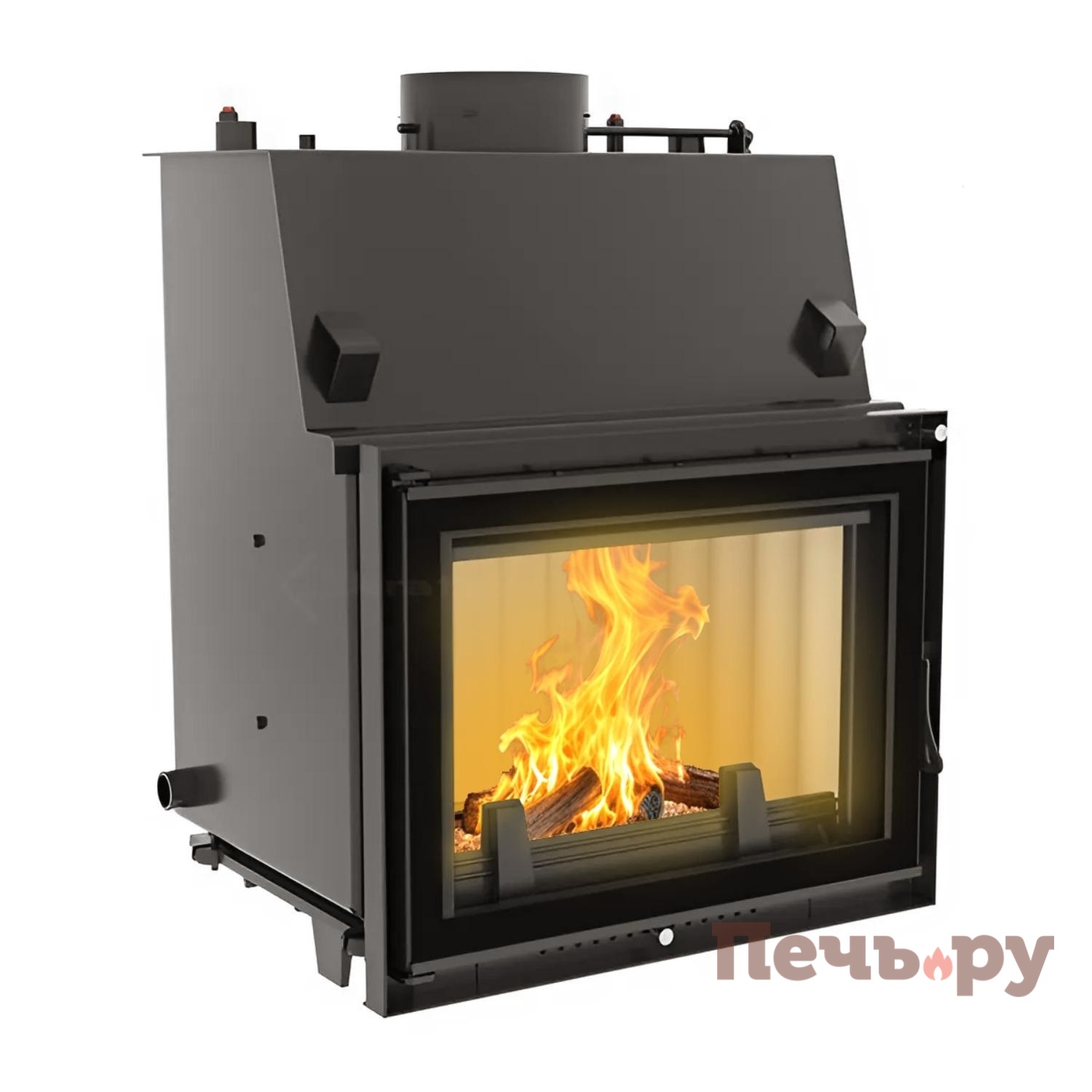 Каминная топка Kratki Zuzia/PW/15/W/Deco видео