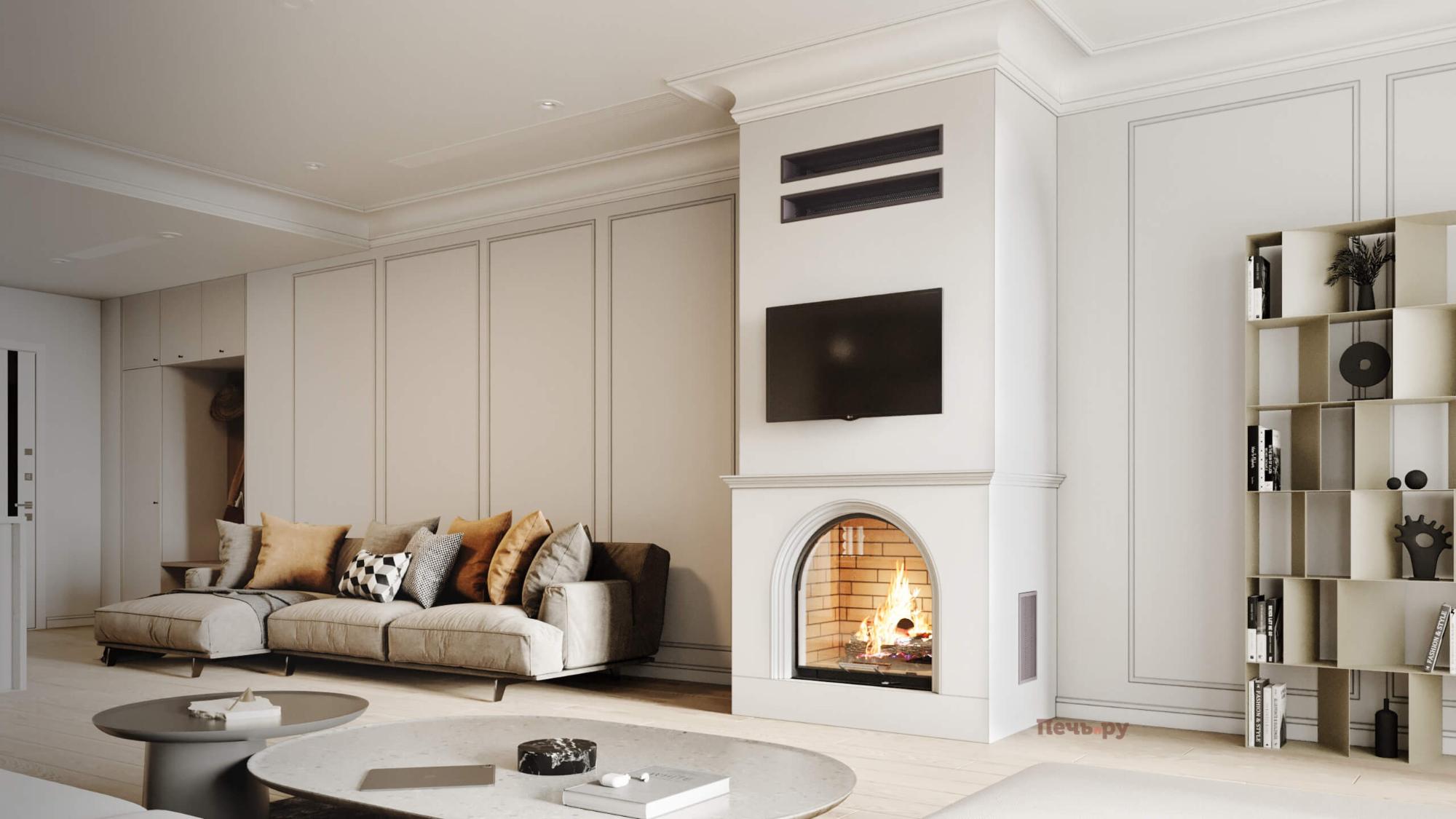 Каминная топка Астов ПСА 7070 видео